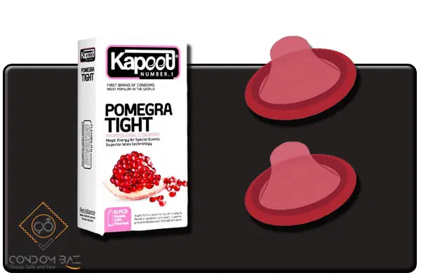 کاندوم تنگ کننده کاپوت مدل Pomegra Tight